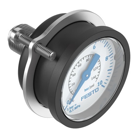 Festo Flanged Pressure Gauge FMA-40-10-1/4-EN FMA-40-10-1/4-EN